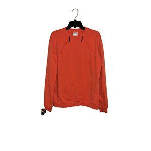 M and M services orange pullover with two top zippers szL chemotherapy